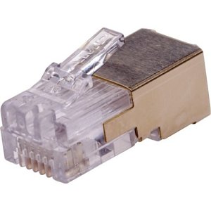 AXIS 01182-001 Shielded RJ12 Connectors, 10-Pack