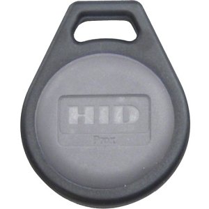 HID 1346LNSMN ProxKey III 1346 Key Fob, Programmed, Black Front, Logo Back, Sequential Matching Numbers