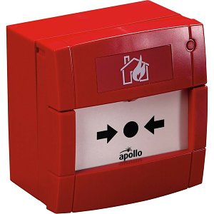 Apollo 55100-001APO Series 65 Conventional Manual Call Point, EN 54-11 Certified, Red