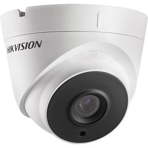 Hikvision DS-2CE56D0T-IT3E Value Series 2MP 40m IR HDoC Turret Camera, 3.6mm Fixed Lens, White