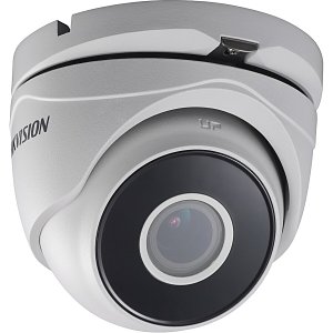 Hikvision DS-2CE56D8T-IT3ZF Pro Series 2MP Ultra Low Light 60m IR HDoC Turret Camera, 2.7-13.5mm Motorized Varifocal Lens, White