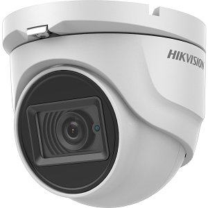 Hikvision DS-2CE76U1T-ITMF Value Series 8MP Outdoor IR Turret Camera, 2.8mm Fixed Lens, White