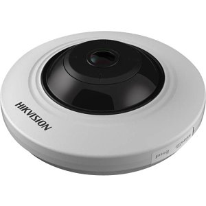 Hikvision DS-2CD2935FWD-I Pro Series, 3MP 1.16mm Fixed Lens, IR 8M IP Fisheye Camera, White
