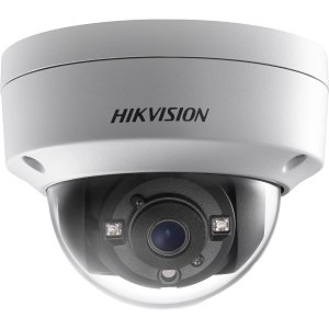 Hikvision DS-2CE56D8T-VPITE Pro Series 2MP Ultra Low Light 30m IR HDoC Dome Camera, 2.8mm Fixed Lens, White