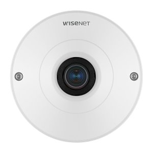 Hanwha QNF-9010 Wisenet Q Series, WDR IP42 12MP 1.08mm Fixed Lens, IP Fisheye Camera, White