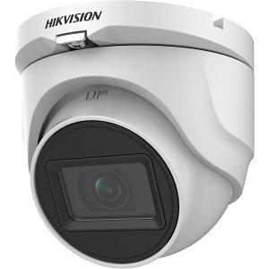 Hikvision DS-2CE76D0T-ITMF Value Series, IP67 2MP 2.8mm Fixed Lens, IR 30M HDoC Turret Camera, White