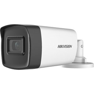 Hikvision DS-2CE17H0T-IT3F Value Series 5MP 40m IR HDoC Bullet Camera, 2.8mm Fixed Lens, White
