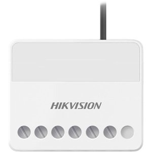 Hikvision DS-PM1-O1L-WE 2-Way 868MHz Wireless Realy Module with LED Indicator, AES-128 Encryption, White