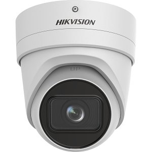 Hikvision DS-2CD2H86G2-IZS Pro Series AcuSense 4K IR IP Turret Camera, 2.8-12mm Motorized Varifocal Lens, White