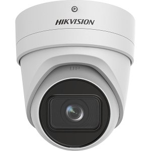 Hikvision DS-2CD2H26G2-IZS Pro Series AcuSense 2MP IR IP Turret Camera, 2.8-12mm Motorized Varifocal Lens, White