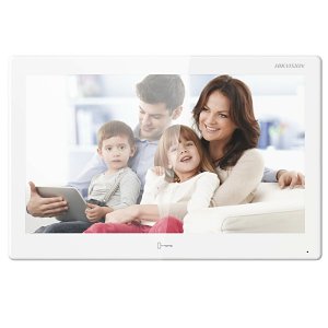 Hikvision DS-KH9510-WTE1 Pro Series All-in-one Answering Unit, 10" Touch-Screen, 12 VDC, White