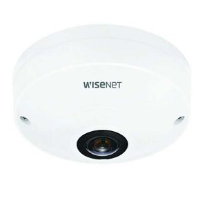 Hanwha QNF-8010 Wisenet Q Series, WDR 6MP Fixed Lens, IP Fisheye Camera, White
