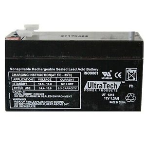 Ultratech UT-1213 Battery SLA12v 1.3ah T1 Terminal