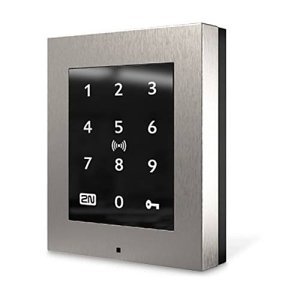 2N Access Unit 2.0 Intercom Touch Keypad, Supports 125kHz and 13.56MHz Cards, Black