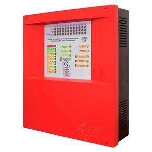 Cofem CLVR12ZMDB 12-Zone Conventional Fire Alarm Control Panel with Modbus Protocol, 230V AC, Metal Housing