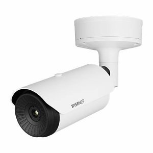 Hanwha TNO-L3030T Wisenet T Series, IP66 IK10 13.7mm Fixed Lens, QVGA IP Thermal Bullet Camera, White