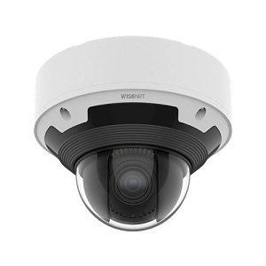 Hanwha XNV-6083Z Wisenet X Series, IP66-IP67 2MP 2.8-12mm Motorized Varifocal Lens, AI Vandal IP Dome Camera, White