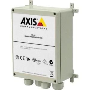 AXIS 5000-001 Mains Adaptor PS-24, 24VAC, 2.1A, 50VA Output, Outdoor Use