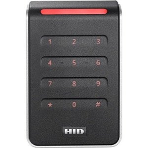 HID 40KTKS-00-000000 Signo 40 Wall Mount Keypad Reader, Terminal Strip Connection, Black/Silver (Replaces RK40, RPK40)