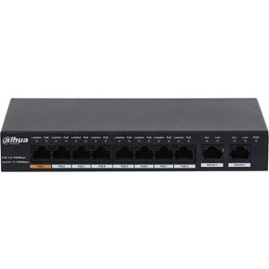 Dahua PFS3010-8GT-96 Desktop , 10-Port Unmanaged PoE Desktop Switch, 8 x 10-100-1000M Base-TX, 96W