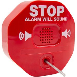 STI-6200 Fire Extinguisher Theft Stopper, Alarm, Red