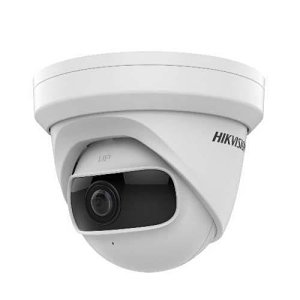 Hikvision DS-2CD2345G0P-I Pro Series 4MP IR 10M IP Turret Camera, 1.68mm Fixed Lens, White