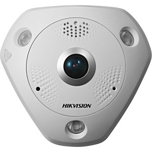 Hikvision DS-2CD63C5G0-IVS 12MP Network Fisheye Camera, 1.29mm Lens, IP67 and IK10 Protection