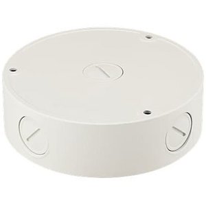 Hanwha SBV-136B Wisenet Series Waterproof Back Box with Knockouts for Select SNV, SCV, and QNV Series Dome Cameras, Ivory