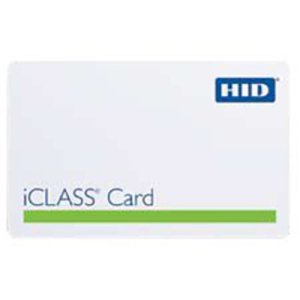 HID 2000PGGMN iCLASS 2K/2 Printable PVC Smart Card, Programmed, Glossy Front and Back, Matching Numbers, No Slot Punch