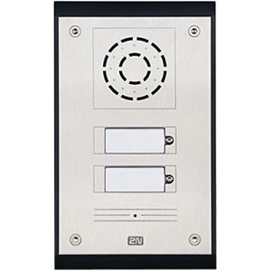 2N  IP Uni 1-Button Intercom Door Station Module, IP54, 12VDC, Silver