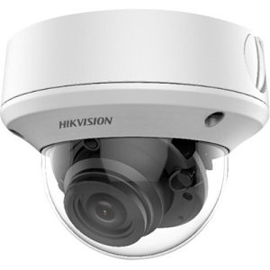 Hikvision DS-2CE5AH0T-VPIT3ZF Value Series 5MP HDoC Dome Camera, 2.7-13.5mm Motorized Varifocal Lens, White