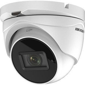 Hikvision DS-2CE56H0T-IT3ZF Value Series 5MP 40m IR HDoC Turret Camera, 2.7-13.5mm Motorized Varifocal Lens, White