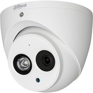 Dahua HAC-HDW1200EM Lite Series, HDCVI IP67 2MP 2.8mm Fixed Lens, IR 50M HDoC Turret Camera, White