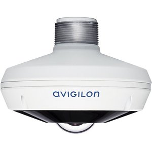 Avigilon 6.0L-H4F-DO1-IR H4 Series, LightCatcher IP66 6MP 1.45mm Fixed Lens, IR 10M IP Mini Dome Camera, White