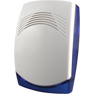 CQR SO-PICCOLO Series, Tamper Protected Sounder Beacon 115dB A, Indoor Use, Grade 3, System 5, Blue Lens and White Body