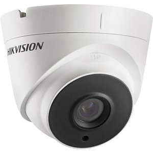 Hikvision DS-2CE56D0T-IT3F Value Series 2MP 40m IR HDoC Turret Camera, 2.8mm Fixed Lens, White