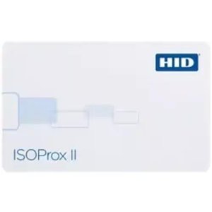 HID 1386LGGMN ISOProx II 1386 Printable Proximity Card, Programmed, Glossy Front and Back, Matching Numbers, No Slot