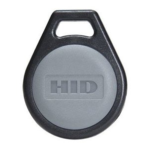 HID 5266PNNA Seos 8KB Contactless Key Fob, Programmed, Number Printed, Black
