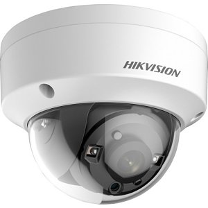 Hikvision DS-2CE56D8T-VPIT3ZE Pro Series 2MP Ultra Low Light 60m IR HDoC Dome Camera, 2.7-13.5mm Motorized Varifocal Lens, White