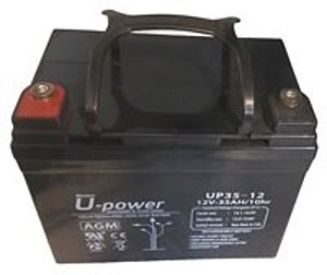 Master Battery MU-UP35-12 Up Series, Valve Regulated Lead Acid Battery, 35Ah 12V