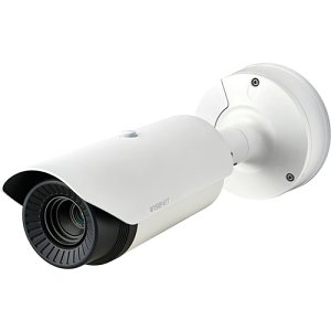 Hanwha TNO-3030T Wisenet T Series, WDR IP66 320 x 240 2.7mm Fixed Lens, ThermalIP Bullet Camera, White