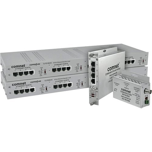 ComNet CLFE1EOU IP Over Coax 1-Port Extender, Ethernet Over UTP Converter, 1-Channel, 15w PoE
