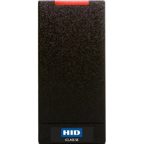 HID 900NBNTEK20000 R10 iCLASS SE Smart Card Reader, Supports 13.56 MHz iCLASS Seos Cards, and Mobile IDs via NFC and Bluetooth Smart, Wiegand, Pigtail, Black