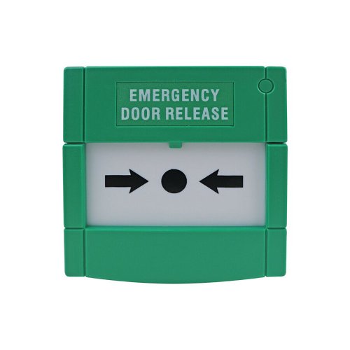 CDVI EM301 EM Series Triple-Pole Resettable Emergency Door Release with Light, 2A at 30VDC, Green
