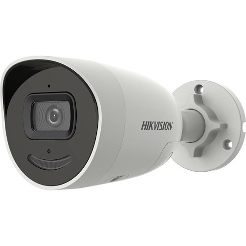 Hikvision DS-2CD2046G2-IU Pro Series AcuSense 4MP IP Bullet Camera, 2.8mm Fixed Lens, White