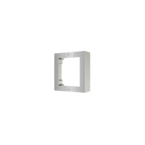 Hikvision DS-KD-ACW1-S 1-Module Bracket for Intercom Indoor and Outdoor use, Stainless Steel, Plastic Gang Box