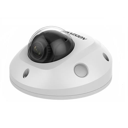 Hikvision DS-2CD2543G2-IWS Pro Series AcuSense 4MP Fixed Mini Dome IP Camera with Built-in Mic, 2.8mm Lens, White