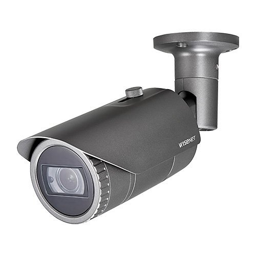 Hanwha QNO-6082R1 2MP IP IR Bullet Camera, 120dB WDR, IP66, IK10, 3.2-10.0mm Lens, Dark Grey