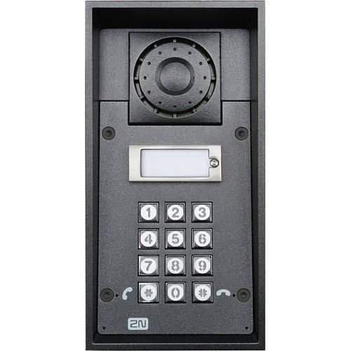 2N Analog Force Series 1-Button Intercom Door Station Module with Keypad