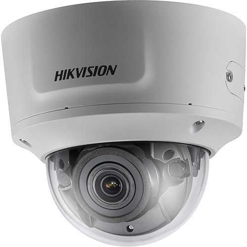 Hikvision DS-2CD2725FWD-IZS Pro Series 2 MP IR Varifocal Dome Network Camera, Darkfighter, 2.8 to 12 mm Lens, White